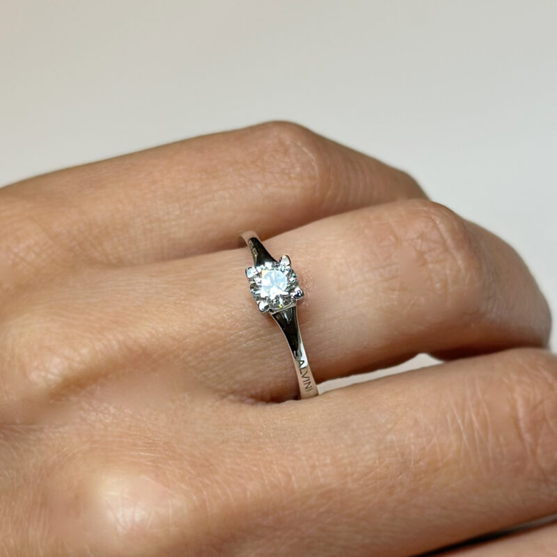 solitario diamante salvini