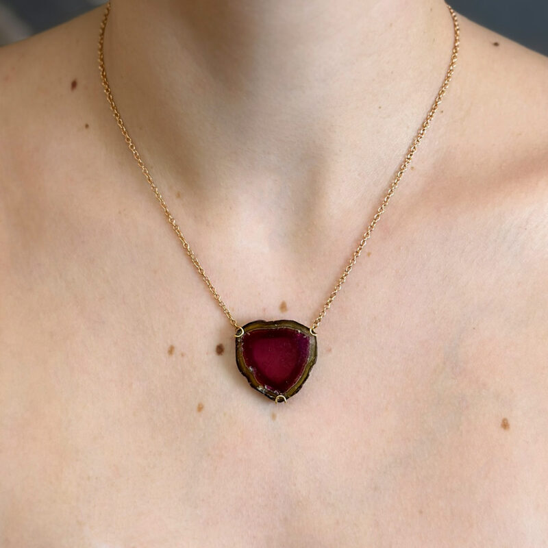 COLLANA FLAVIORO TORMALINA MULTICOLOR