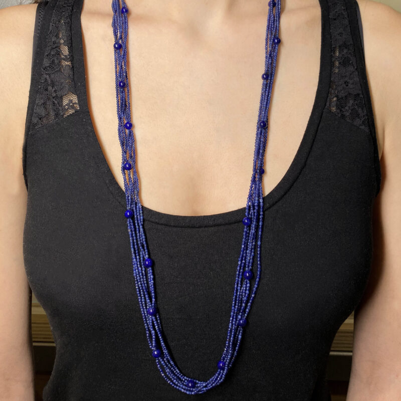 Collana Oro 18kt Lapislazzuli