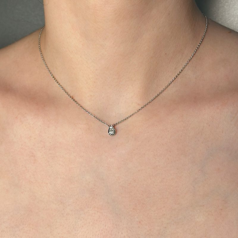 punto luce goccia diamante ct 0.18