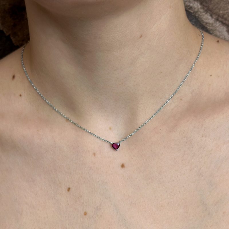collana rubino flavioro oro 18kt