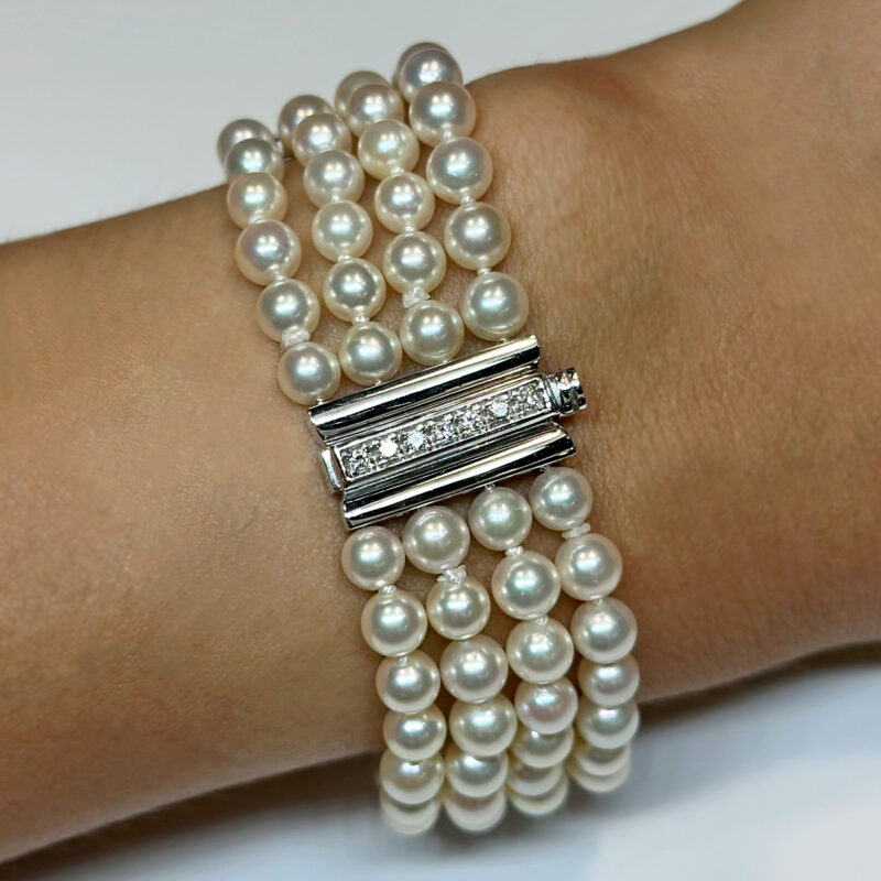 bracciale salvini perle