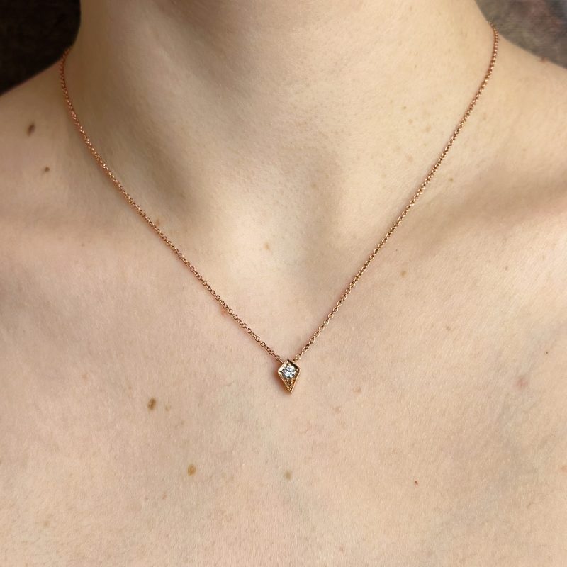 collana rombo flavioro ct 0.14