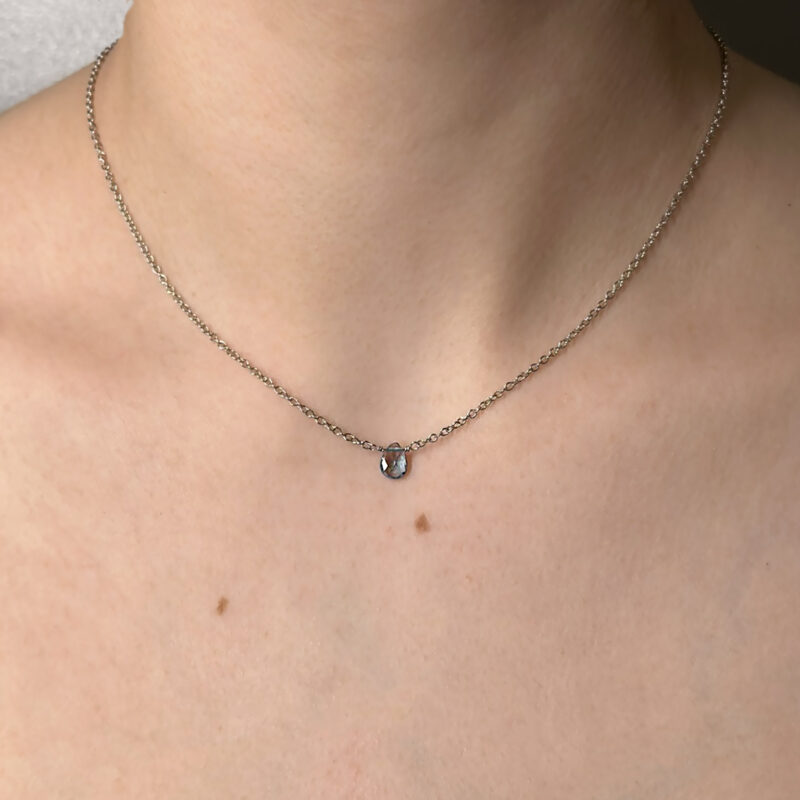 Flavioro Collana Dono² 9kt Topazio Blu London