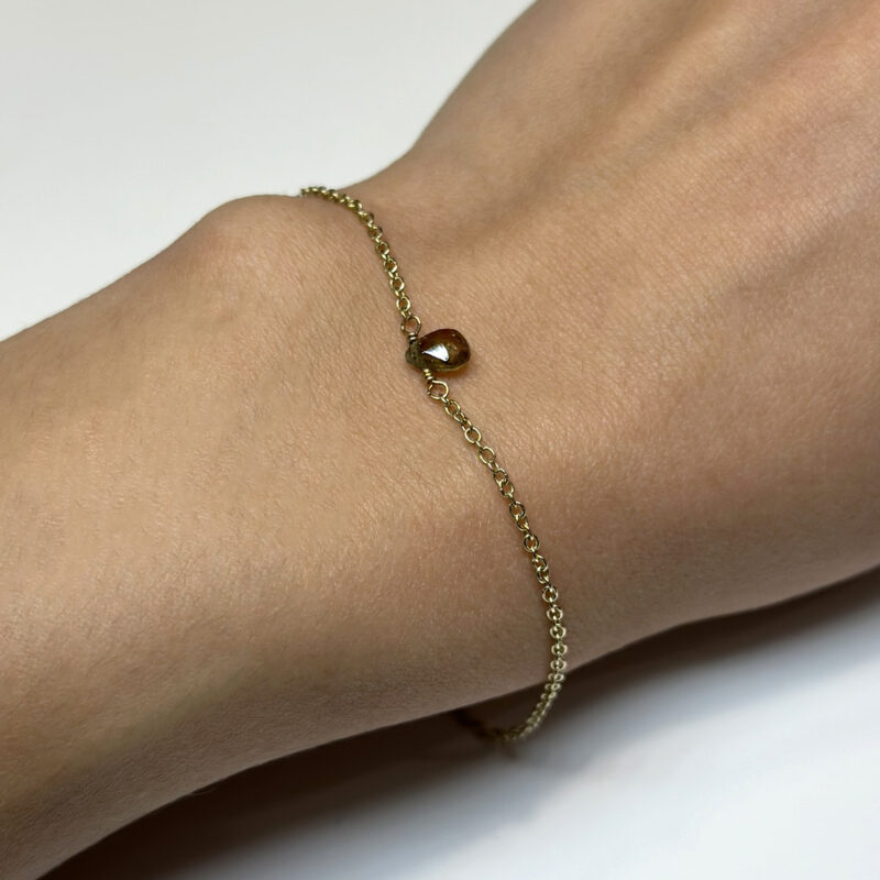 Flavioro Bracciale Dono² 9kt Tormalina Verde