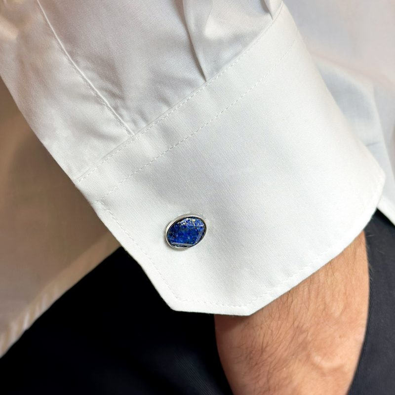 GEMELLI ARGENTO LAPISLAZZULI