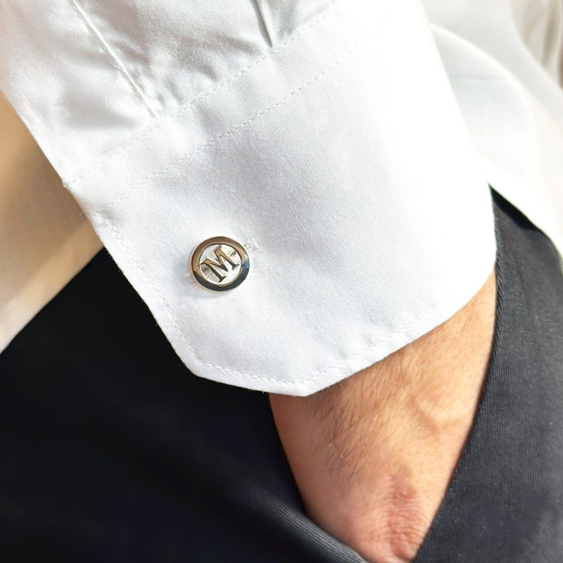 GEMELLI LETTERA ARGENTO PERSONALIZZATA