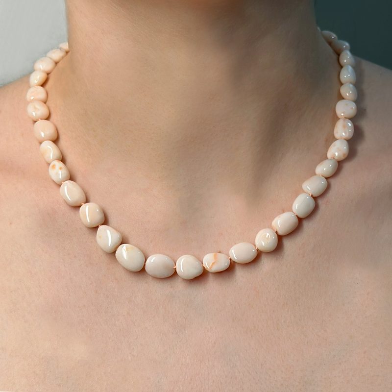 collana corallo rosa