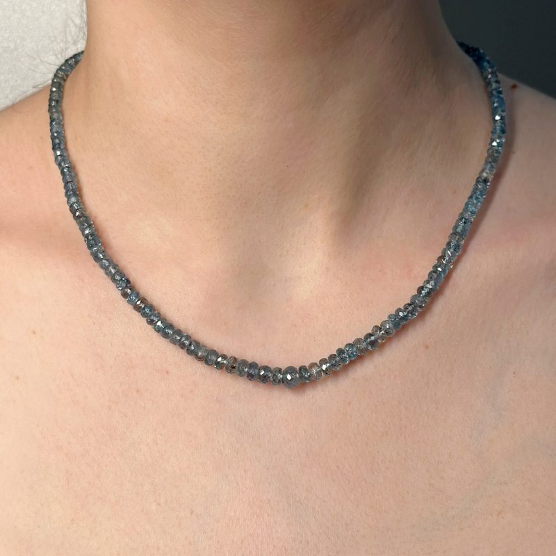 collana acquamarina oro bianco