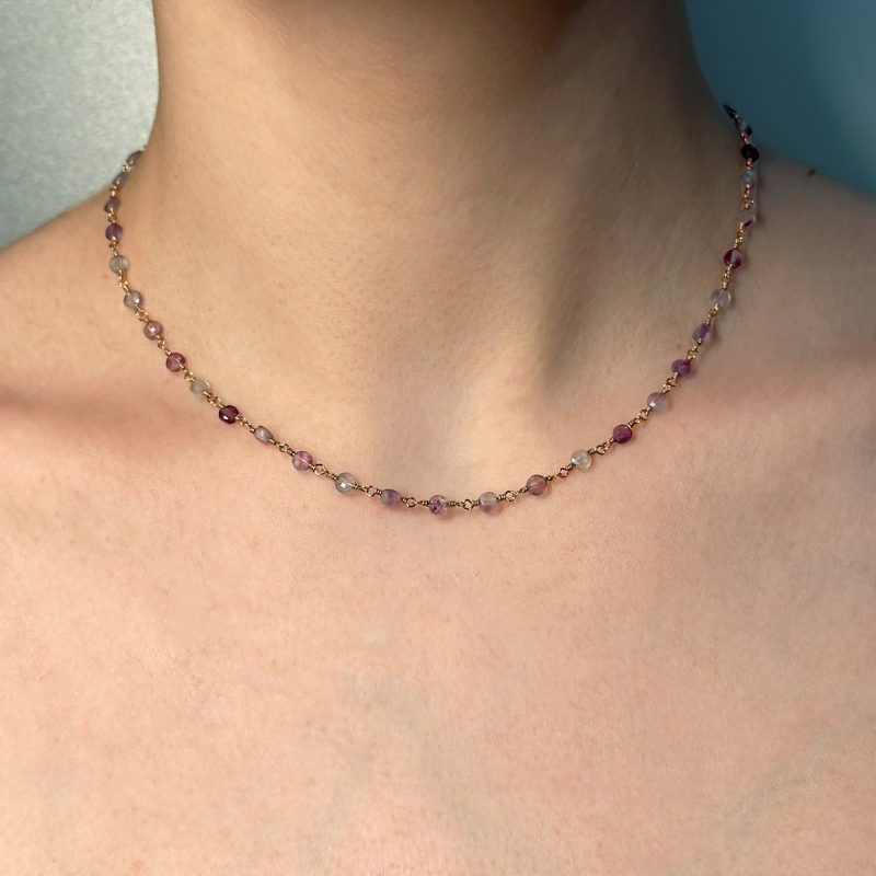 flavioro collana fluorite 9kt