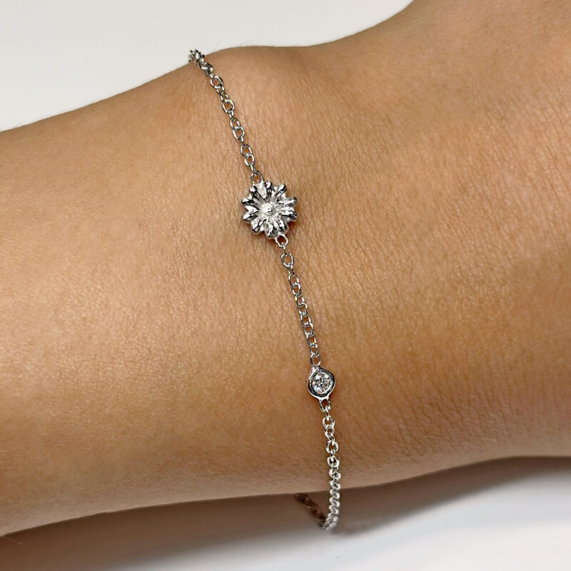 bracciale margherita e diamante