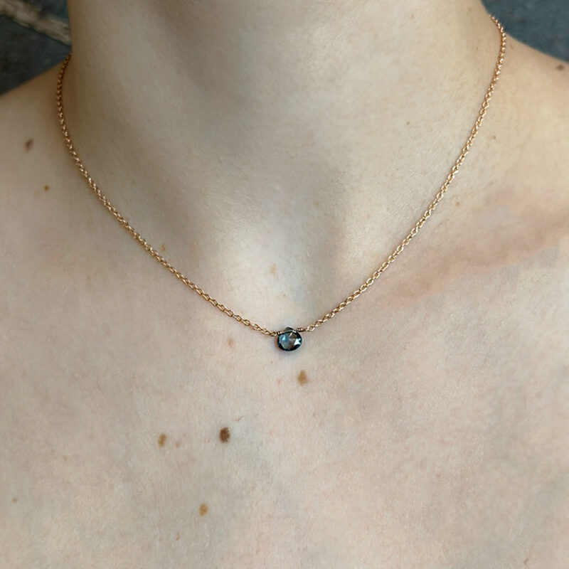 collana topazio blu london flavioro