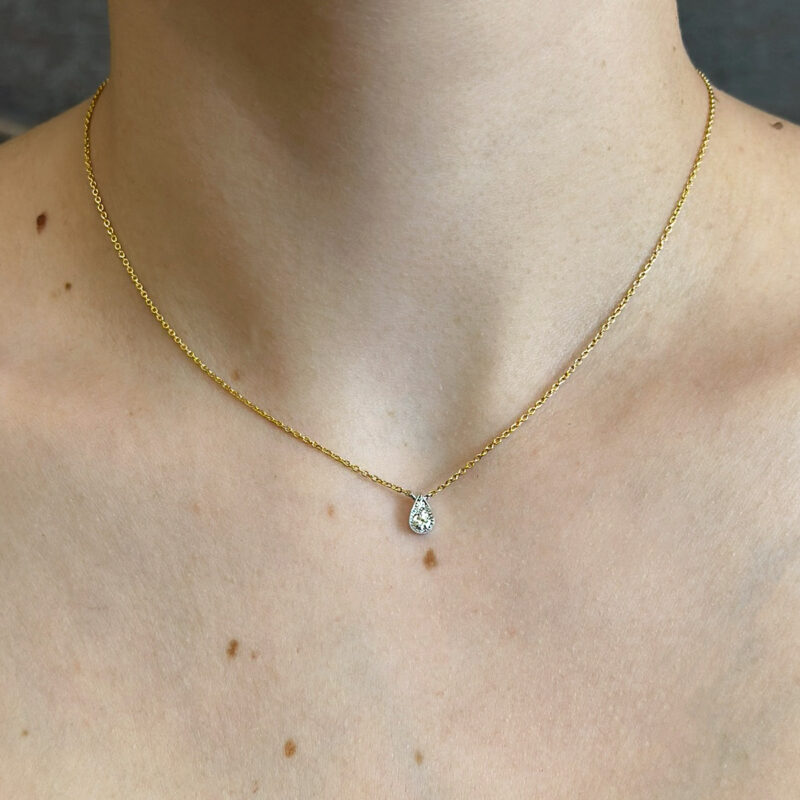 collana goccia diamanti pdpaola