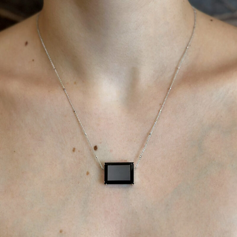 Collana Flavioro Ossidiana