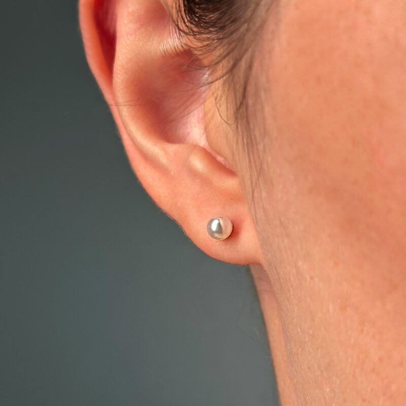 orecchini perle akoya 4-4.5 mm