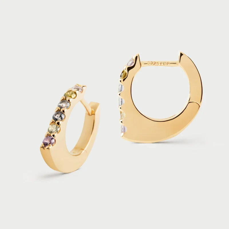 PdPaola Orecchini a cerchio Multicolor Oda