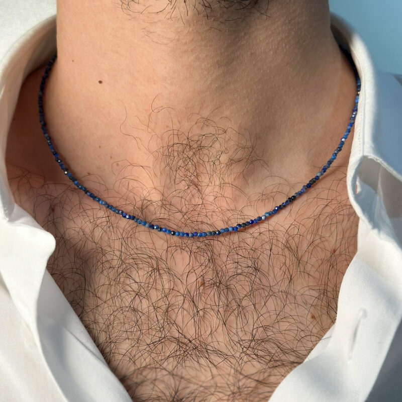 Collana Unisex Lapislazzuli Oro 18kt