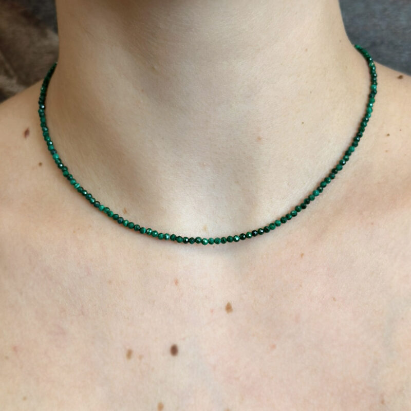 collana malachite oro flavioro