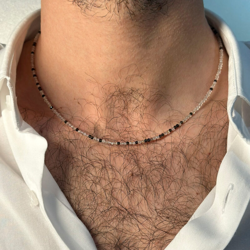 collana unisex cristallo di rocca_