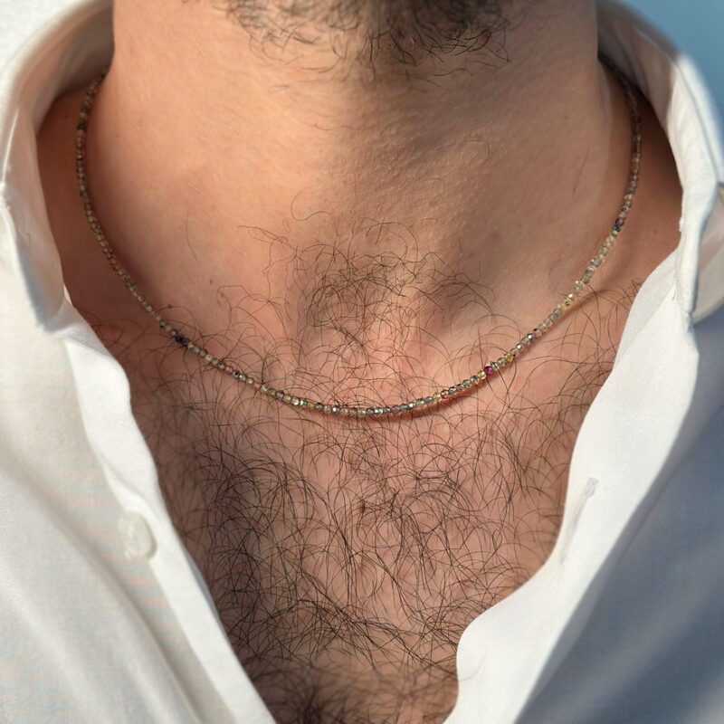 Collana Unisex zaffiri Flavioro