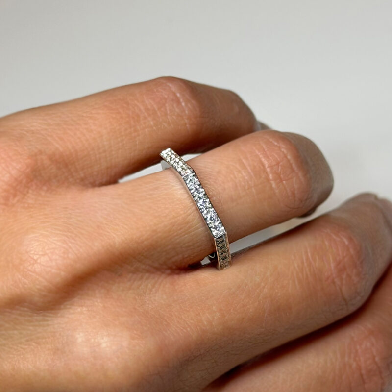 anello esagono diamanti flavioro