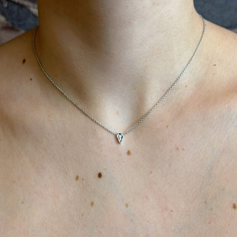 Flavioro collana punto luce diamante