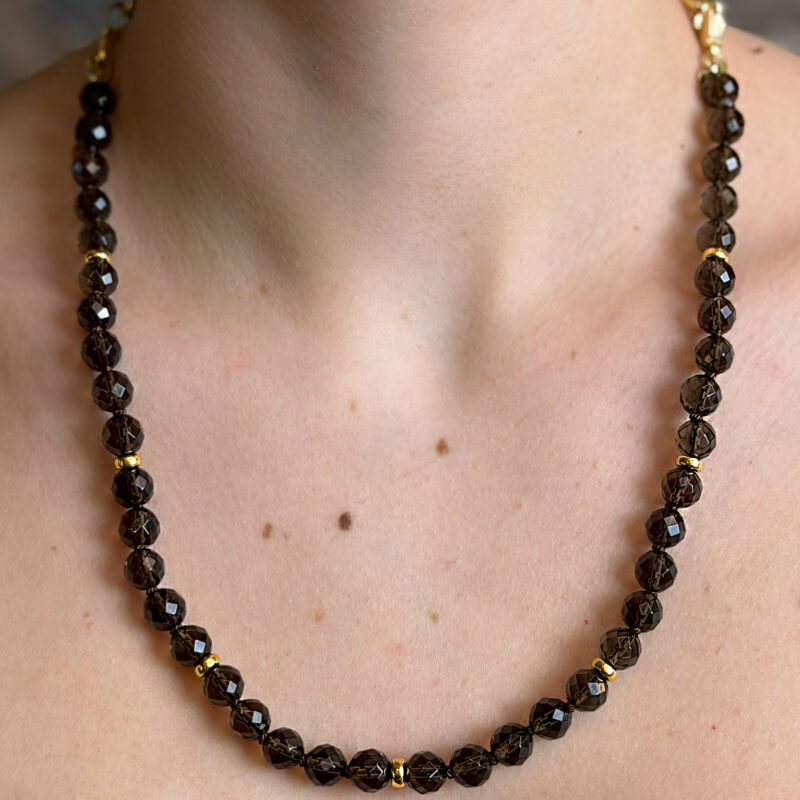 COLLANA QUARZO FUME'
