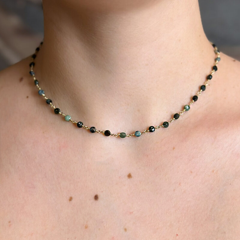 COLLANA TORMALINE VERDI FLAVIORO