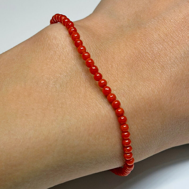 bracciale corallo oro giallo