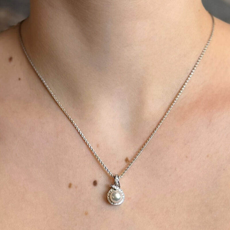 collana salvini perla diamanti