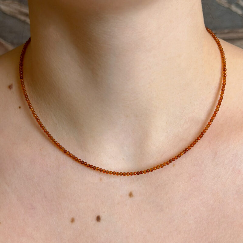 Collana rainbow corniola