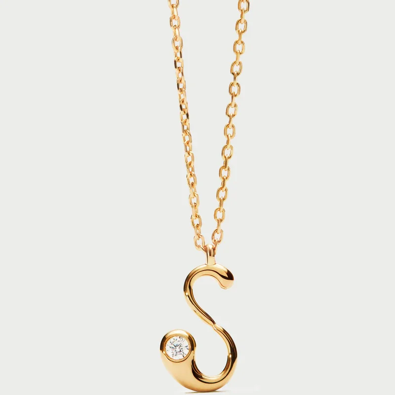 collana PdPaola con iniziale S CO01-B92-U
