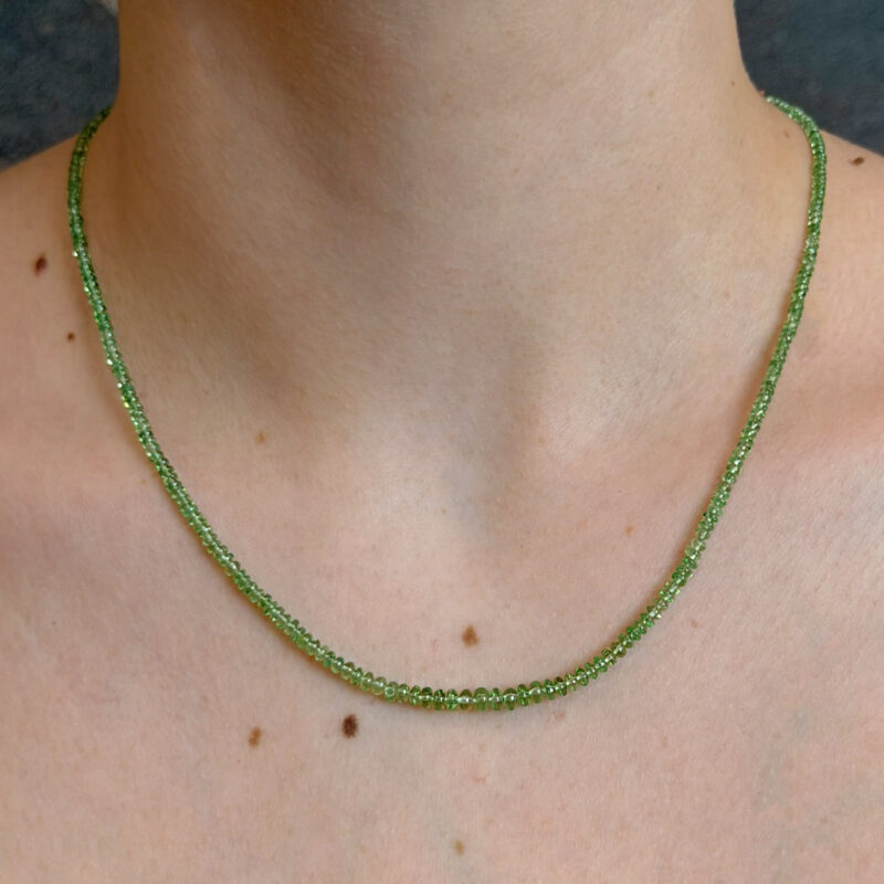 collana tsavorite oro giallo