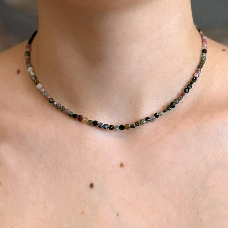collana Flavioro rainbow tormaline multicolor